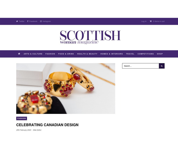 Scottish Woman Magazine: Celebrating Canadian Design