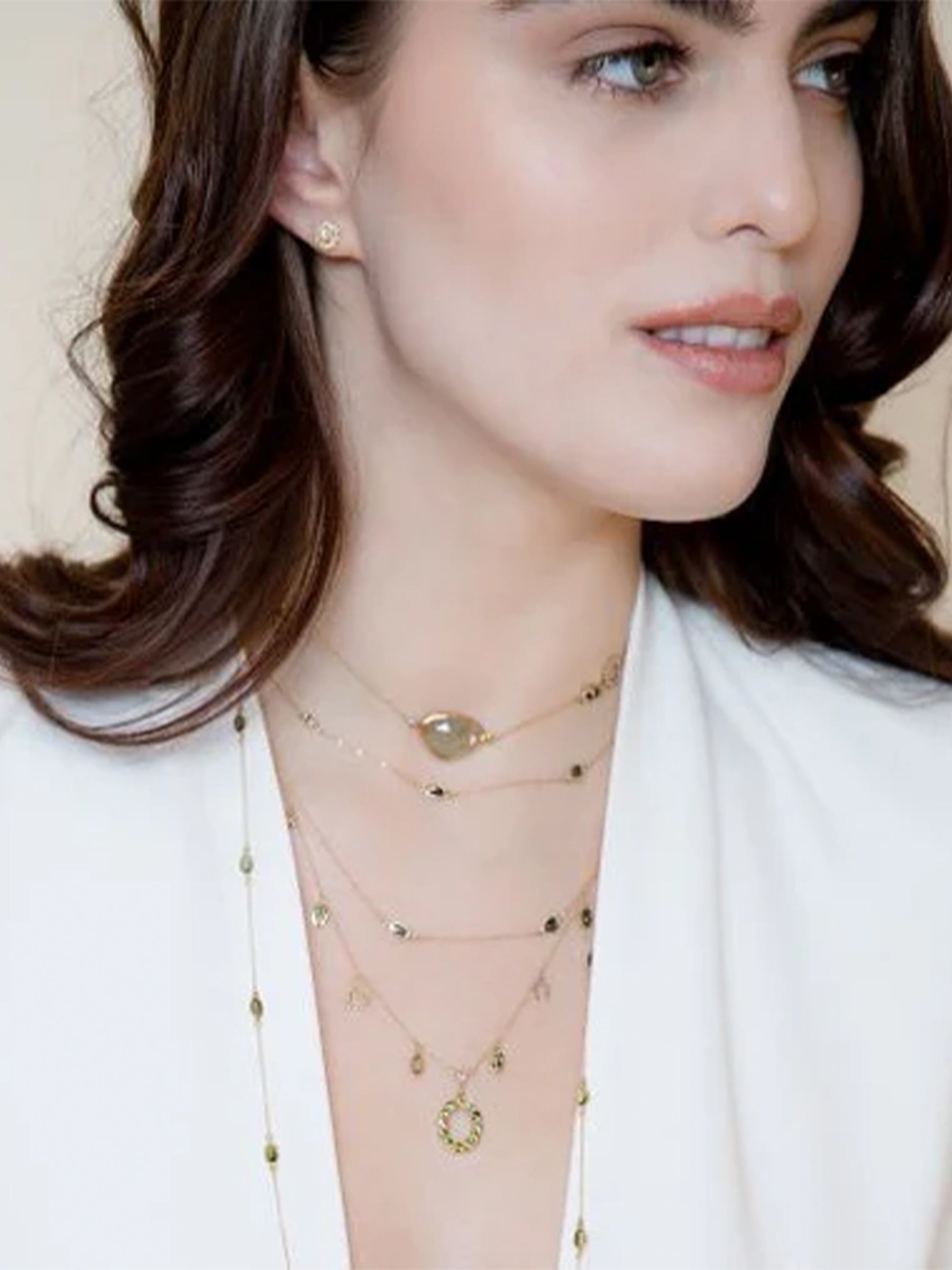 Mismatched Earrings with Diamond Stud