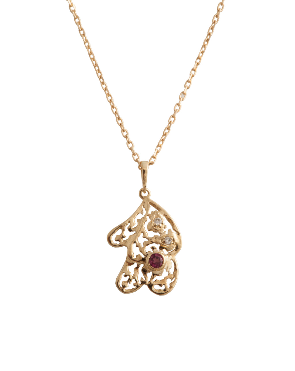 Pink Hand Pendant
