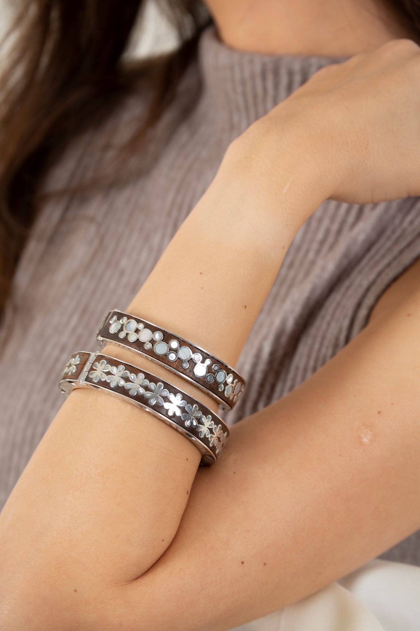 Mother of Pearl Arabesque Zanobia bracelet