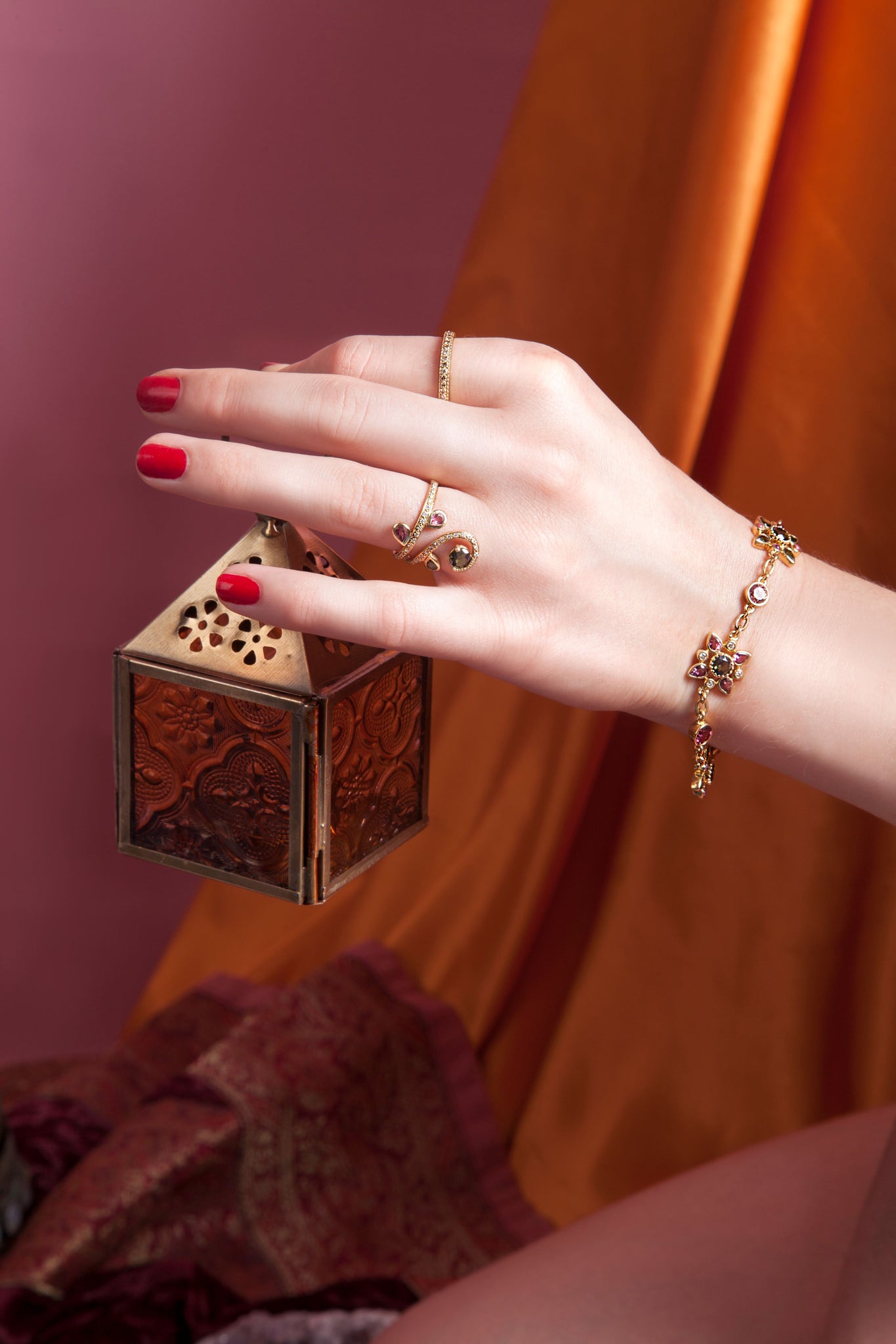 Arabesque Scrolling Wrap Ring