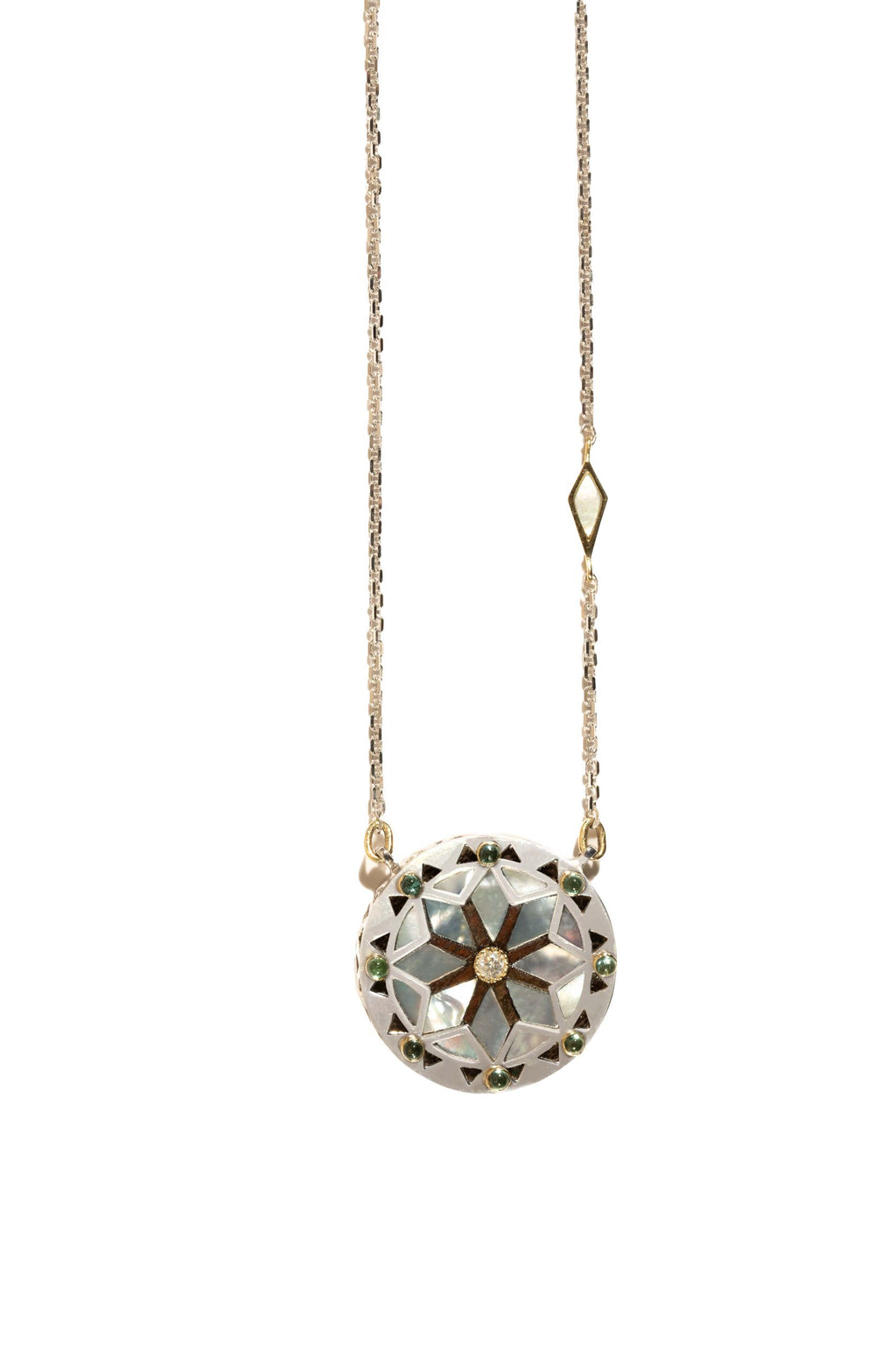 Mother of Pearl Arabesque Mavia Necklace