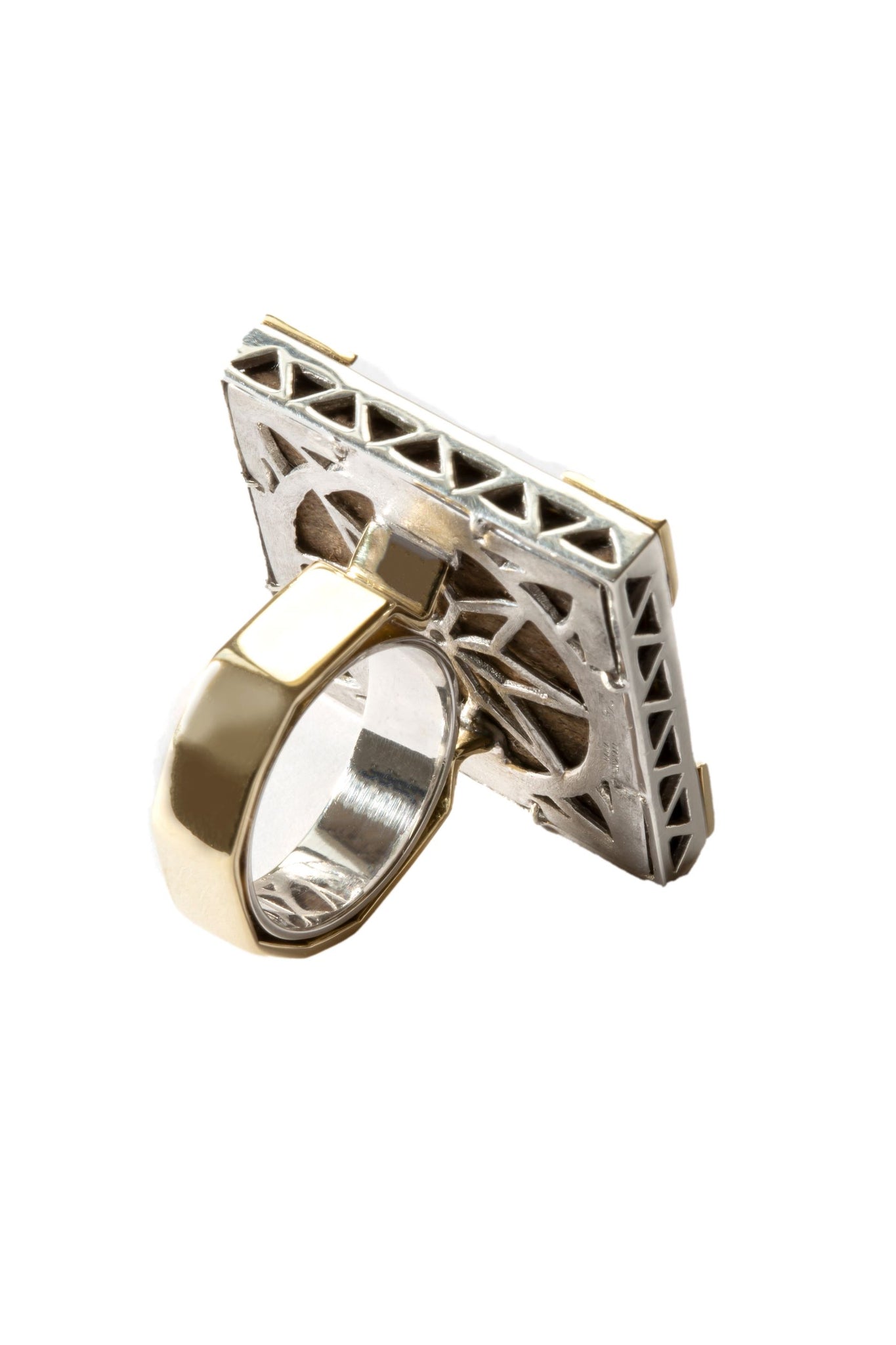 Mother of Pearl Arabesque Malika Ring