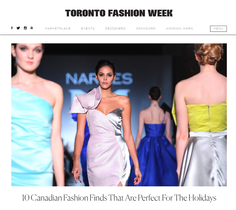 Toronto Fashion Week: 10 Canadian Fashion Finds That Are Perfect For The Holidays