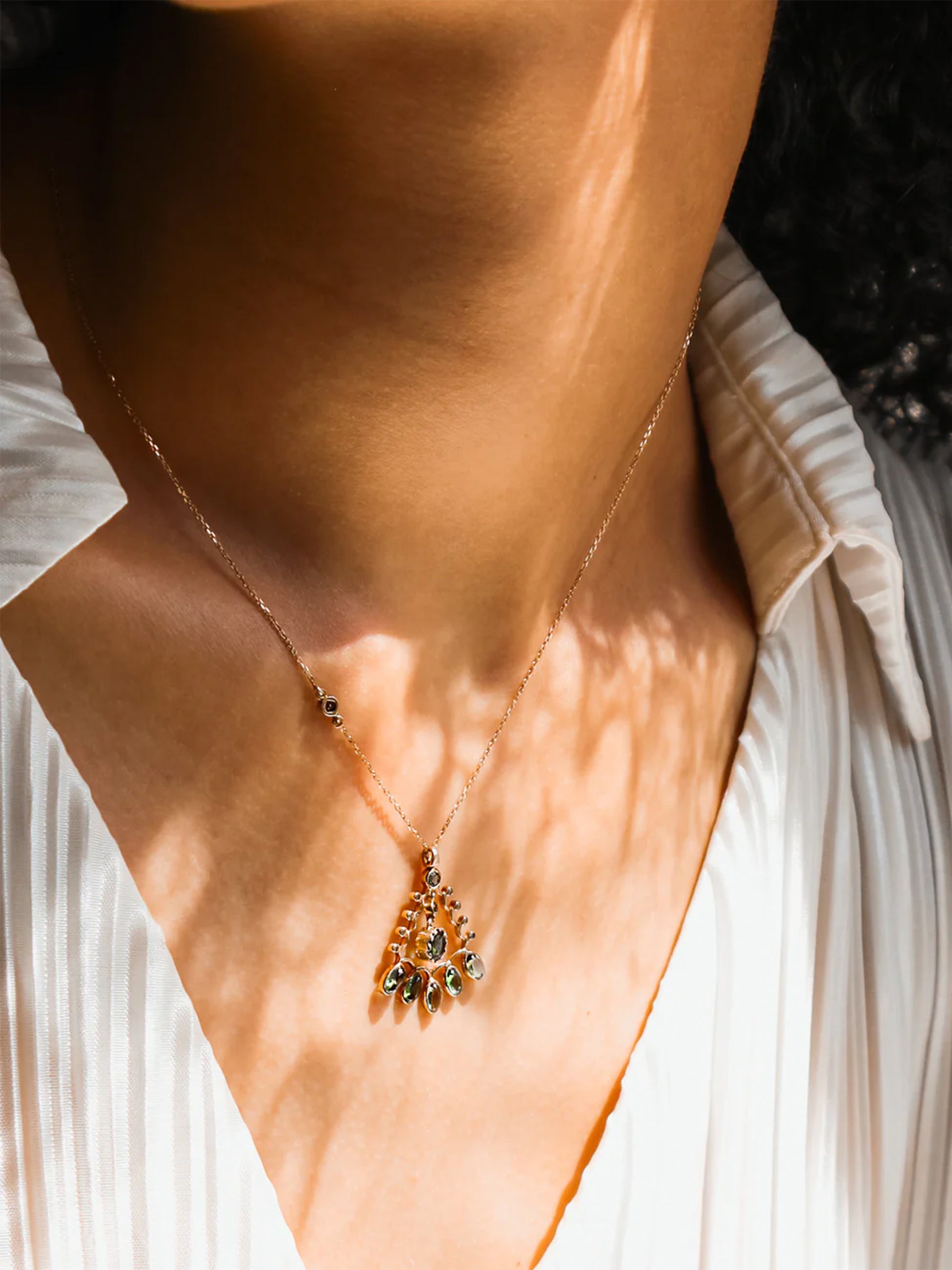 Aghabani Hojoub Green Pendant