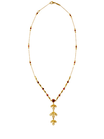Aghabani Dropped Pergola Necklace