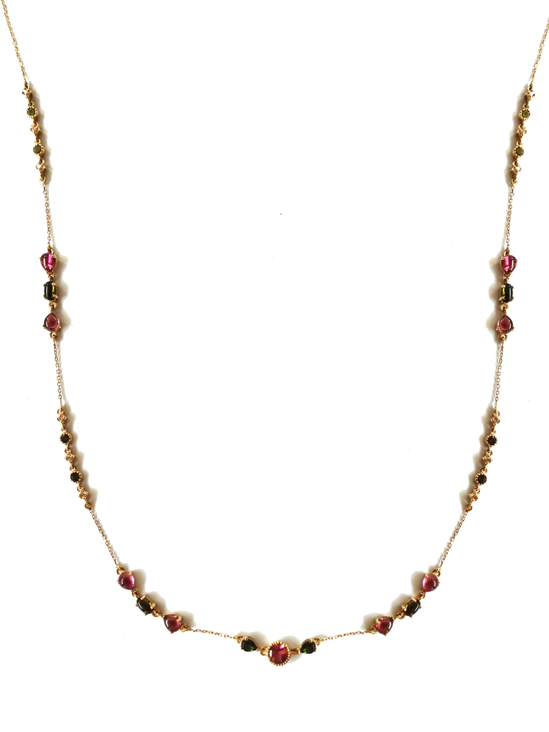 Arabesque Coloured Tourmaline Necklace