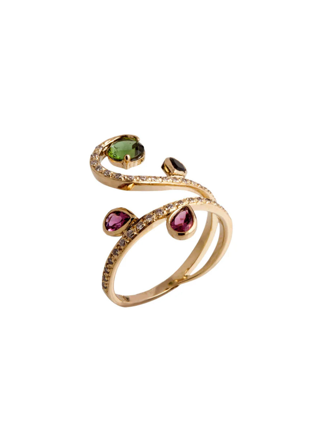 Arabesque Scrolling Wrap Ring