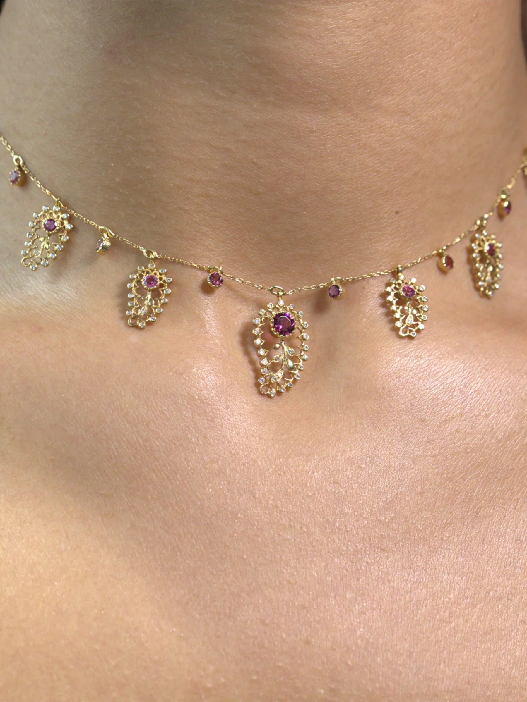 Aghabani Paisley Necklace