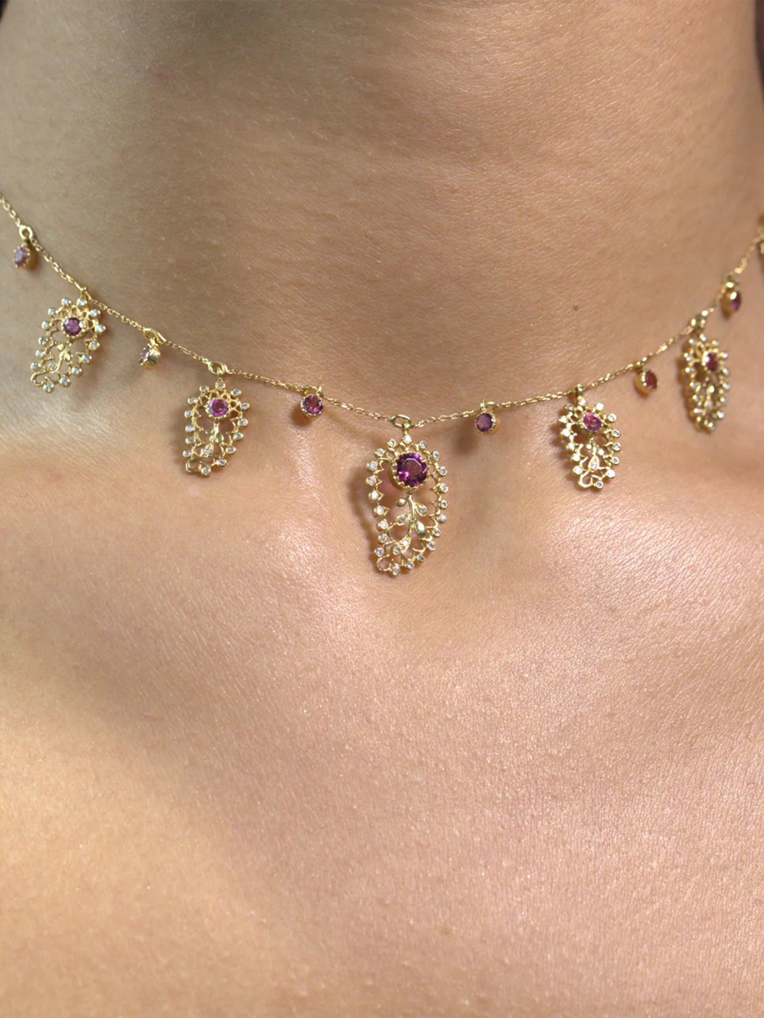 Aghabani Paisley Necklace