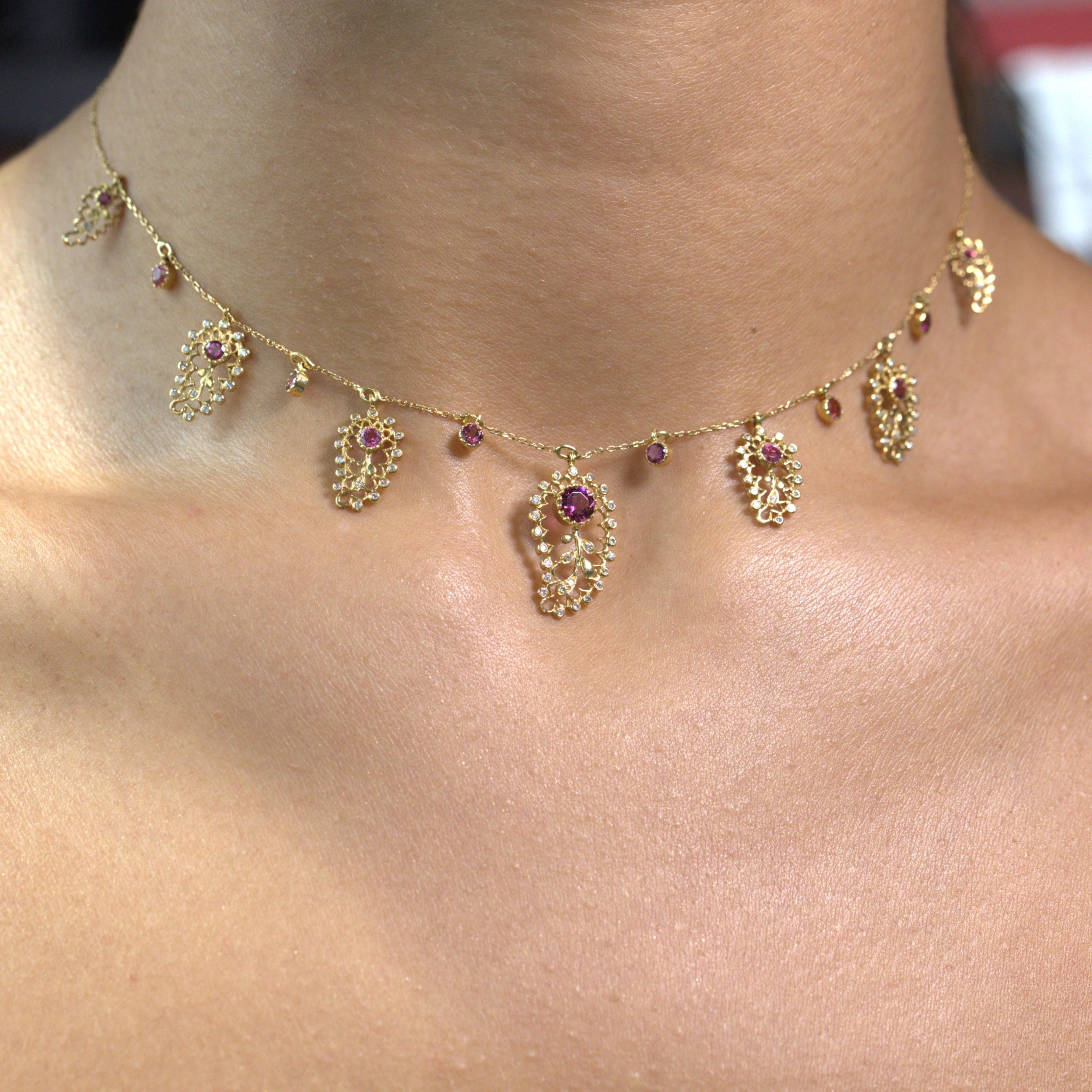 Aghabani Paisley Necklace
