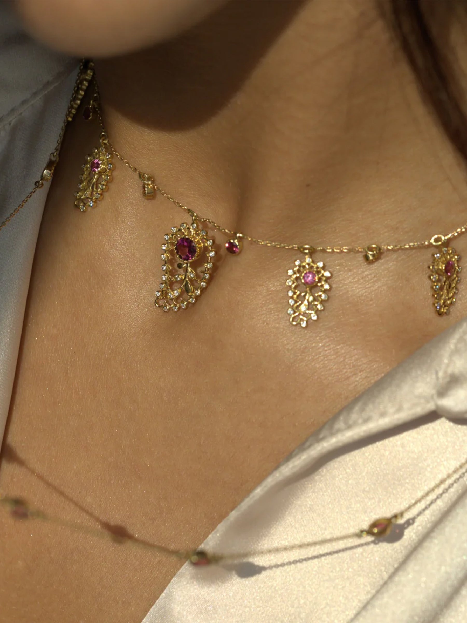 Aghabani Paisley Necklace