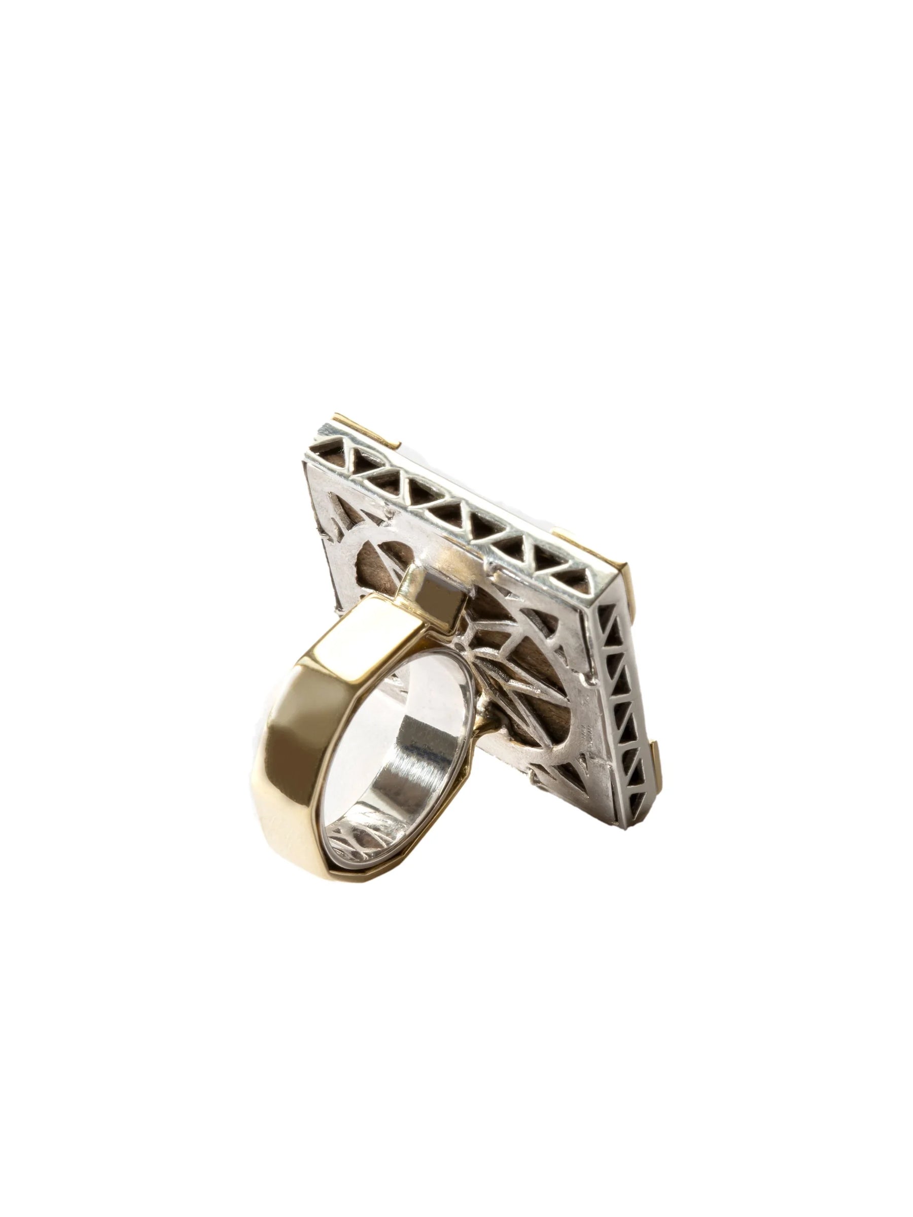 Mother of Pearl Arabesque Malika Ring