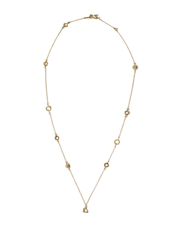 Diamonds Flora Necklace with Heart Charm