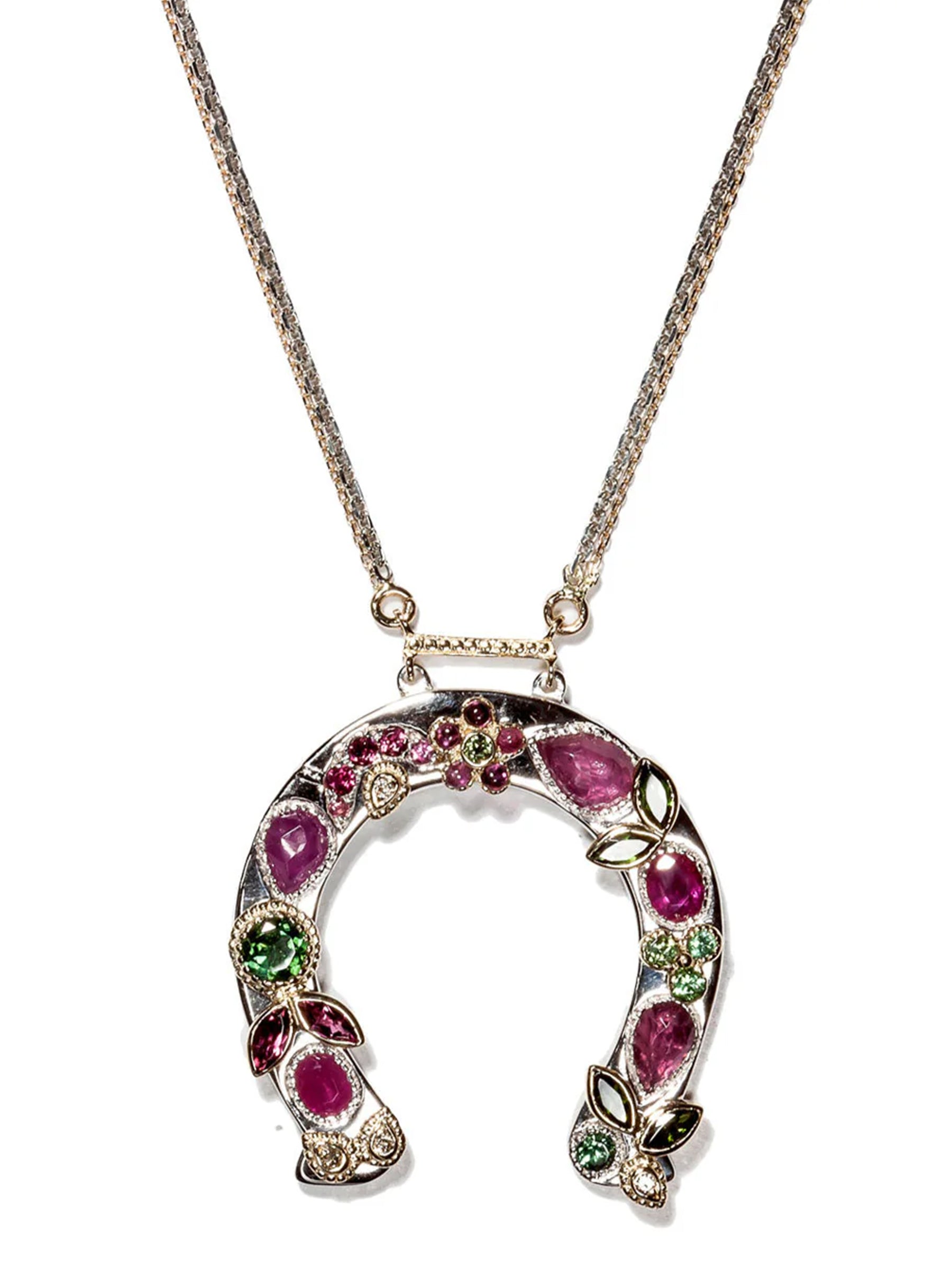 Horseshoe Flourish Necklace