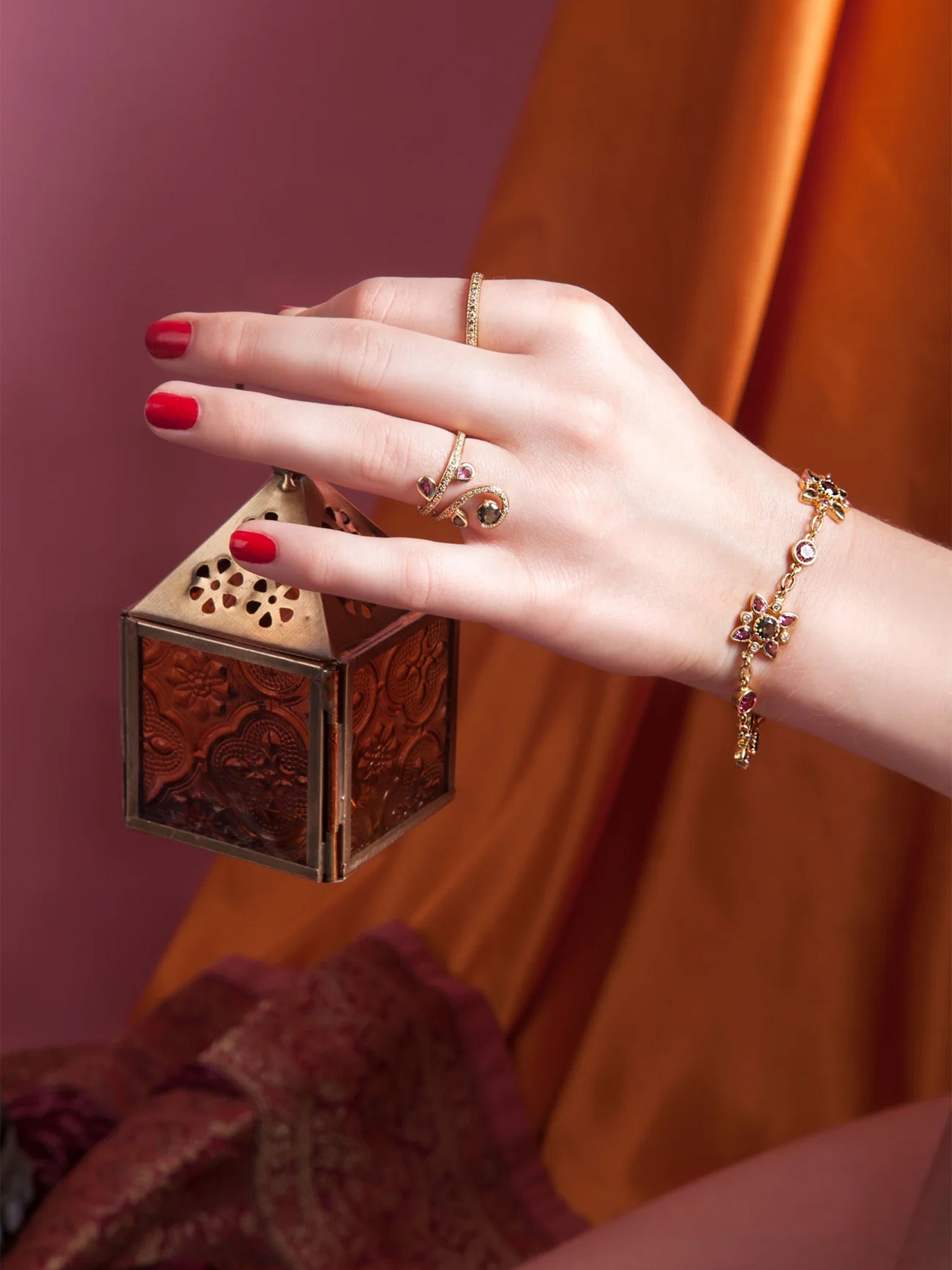 Arabesque Scrolling Wrap Ring