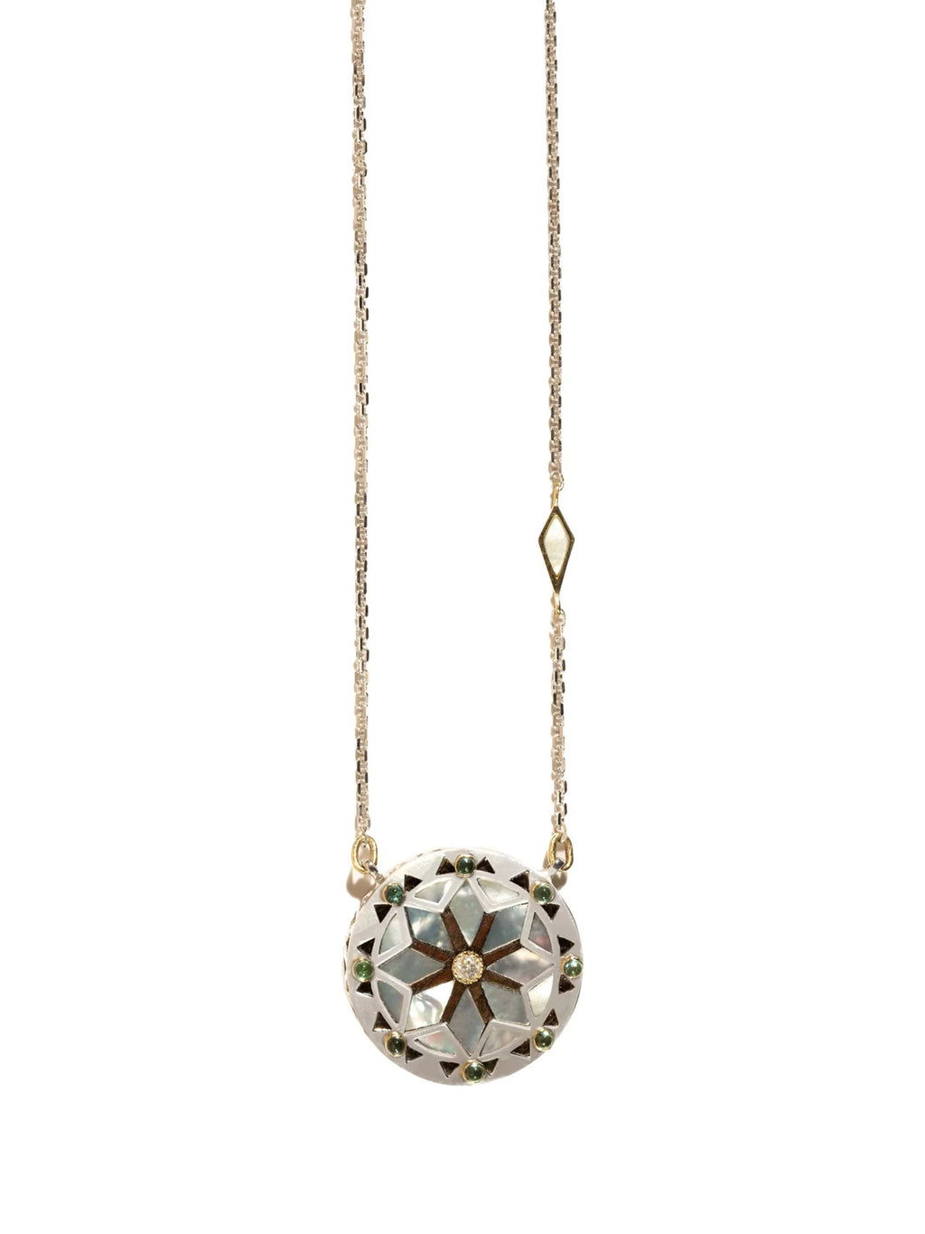 Mother of Pearl Arabesque Mavia Necklace