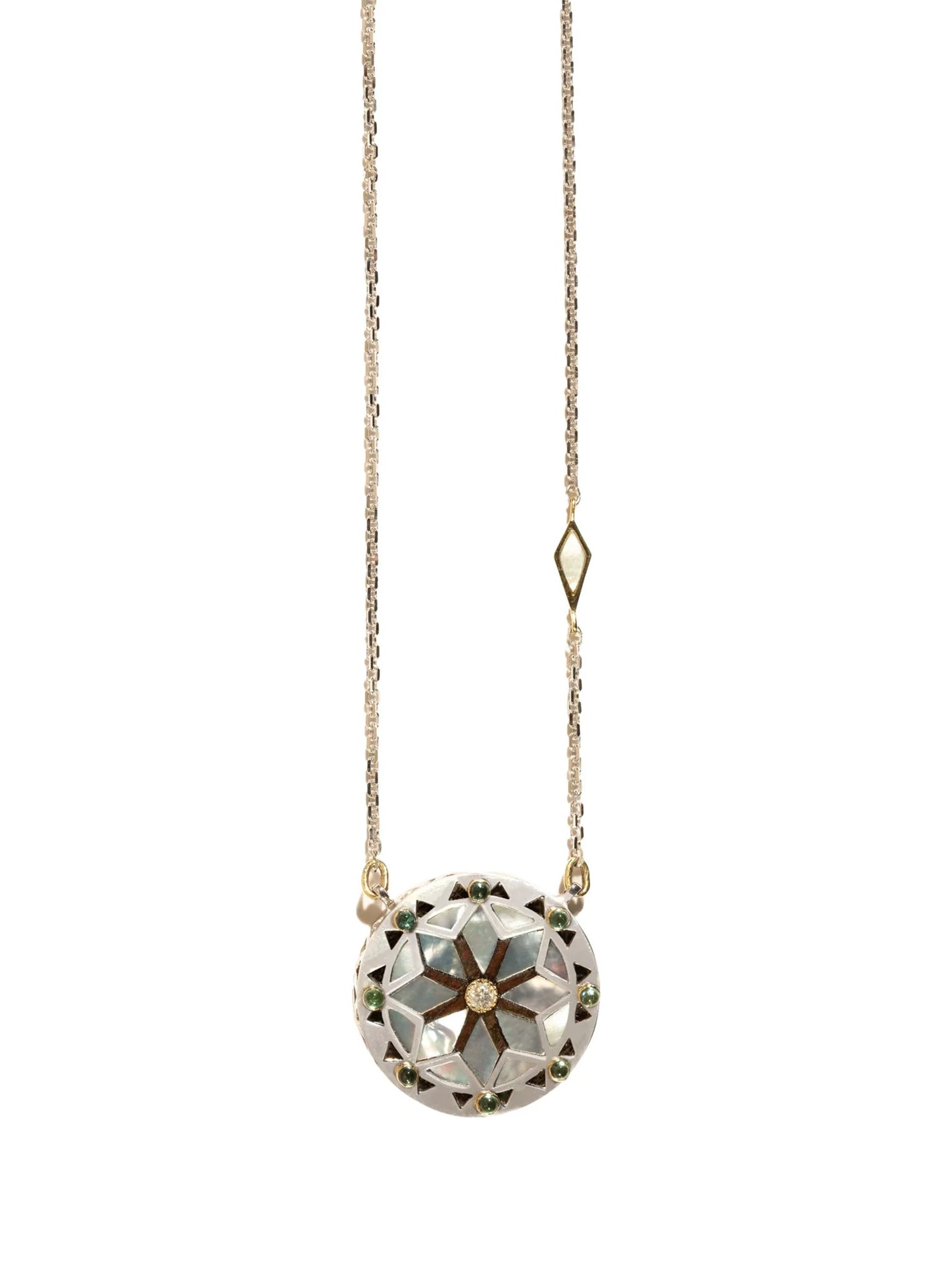 Mother of Pearl Arabesque Mavia Necklace