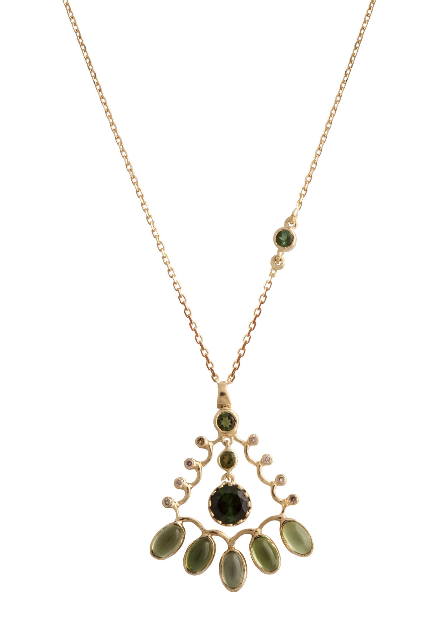 Aghabani Hojoub Green Pendant