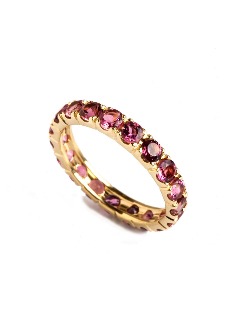 Freestyle Ring with Pink Tourmalines