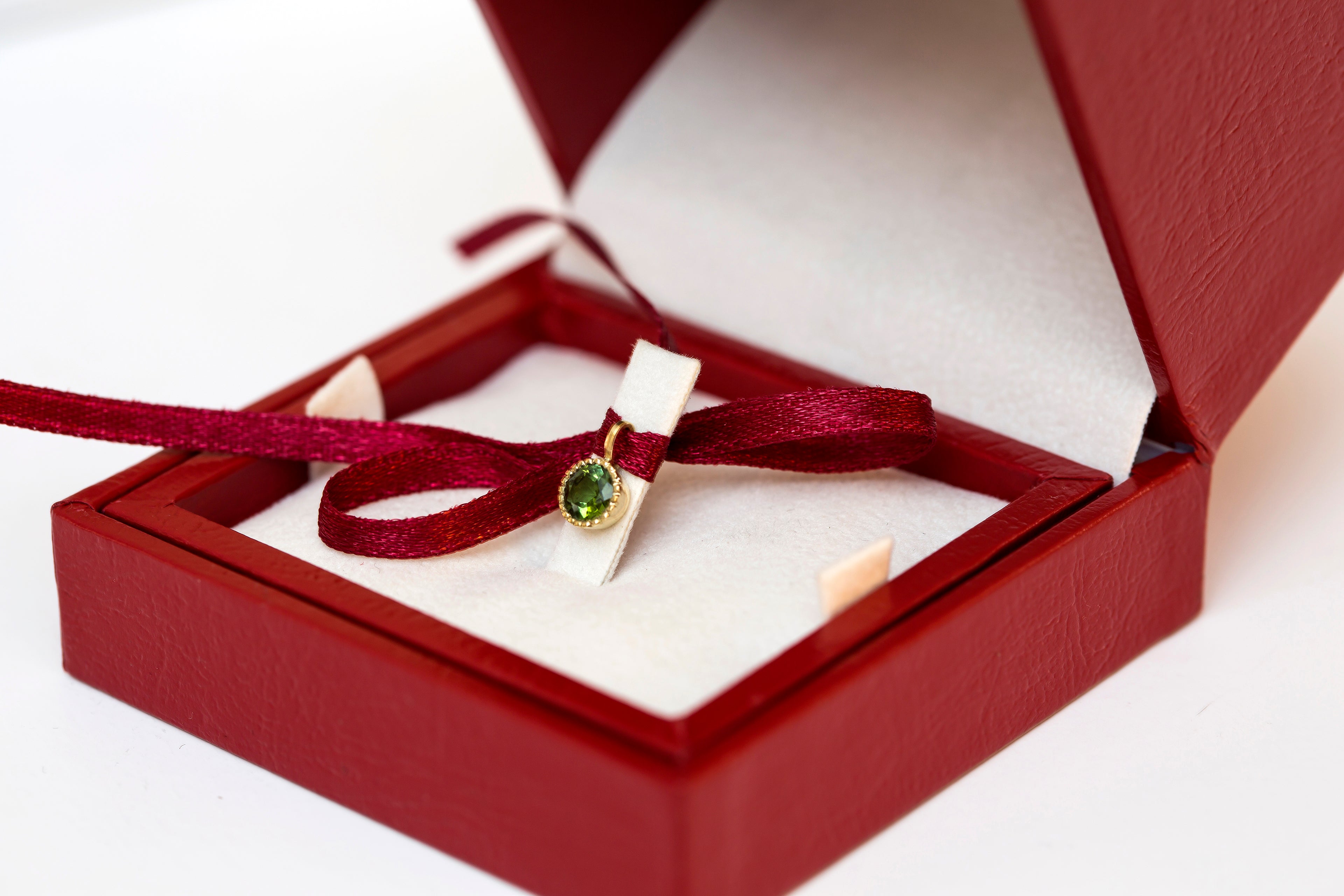 Gold Tourmaline Charm