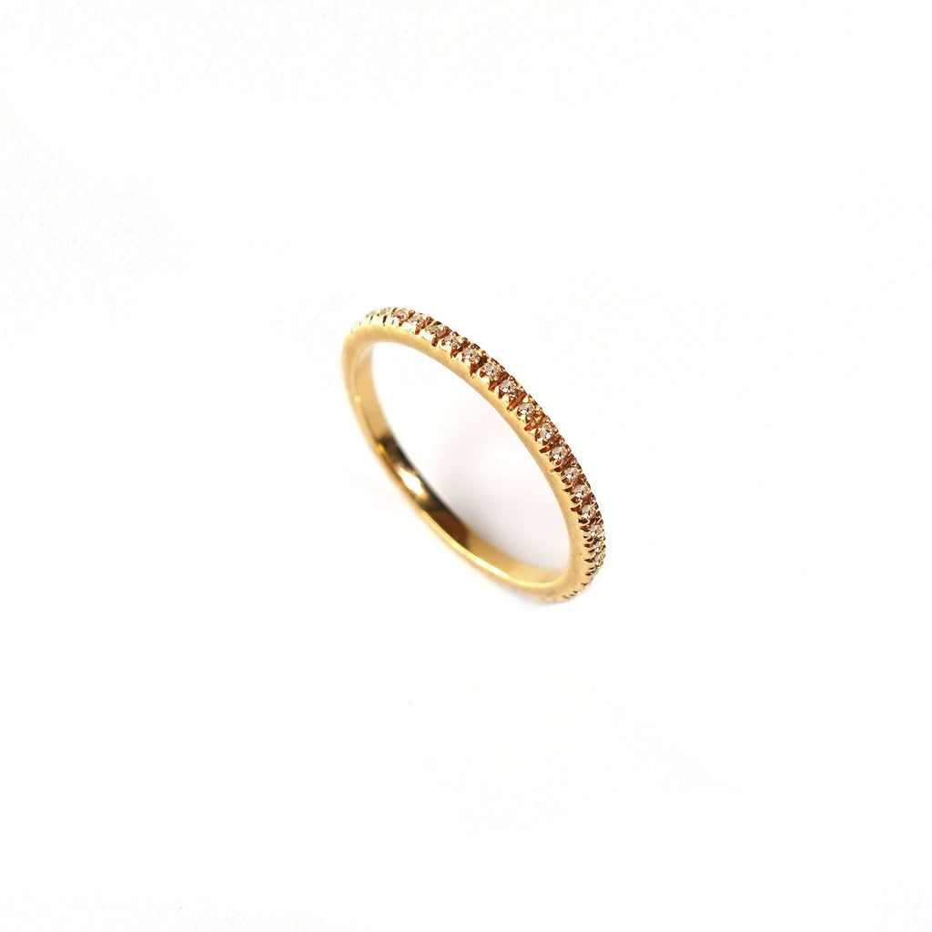 Diamond Gold Freestyle Eternity Band