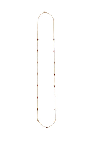 Freestyle Necklace with Pink Oval Tourmalines