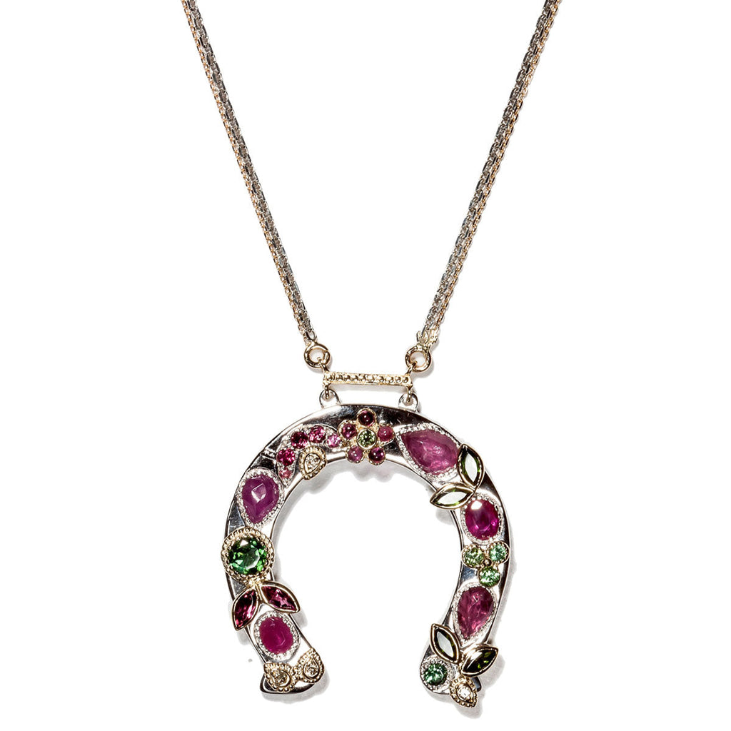 Horseshoe Flourish Necklace